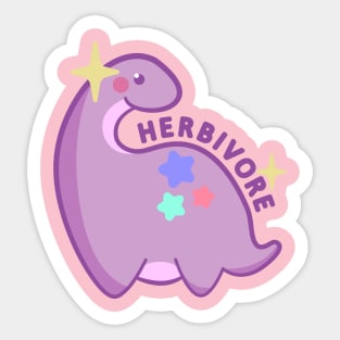 Kawaii Herbivore Sticker